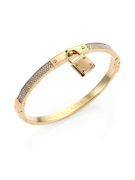 michael kors padlock bangle|Michael Kors bracelet for woman.